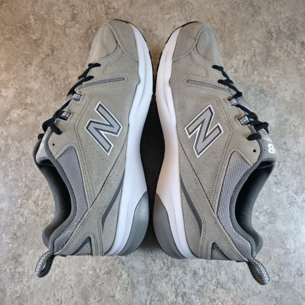 New Balance 608v5 Mens Size 14 2E Wide Comfort Insole Beige White Shoes NEW